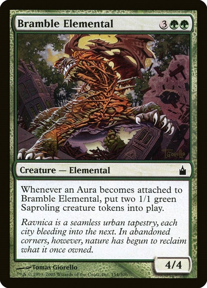 Image for Bramble Elemental (Ravnica: City of Guilds) (154) - Magic: The Gathering