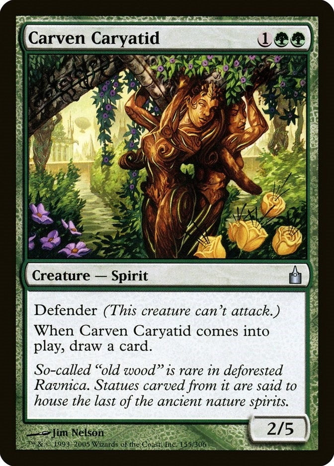 Image for Carven Caryatid (Ravnica: City of Guilds) (155) - Magic: The Gathering