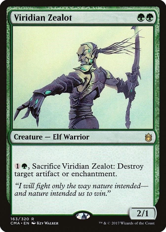 Image for Viridian Zealot (Commander Anthology) (163) - Magic: The Gathering