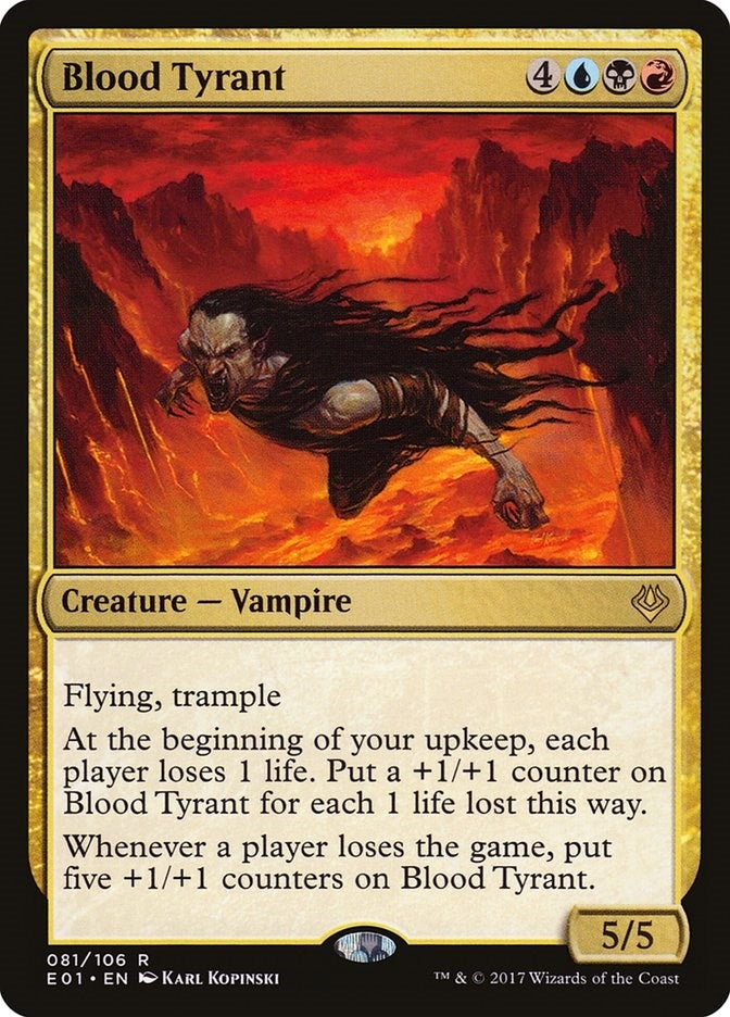 Image for Blood Tyrant (Archenemy: Nicol Bolas) (81) - Magic: The Gathering