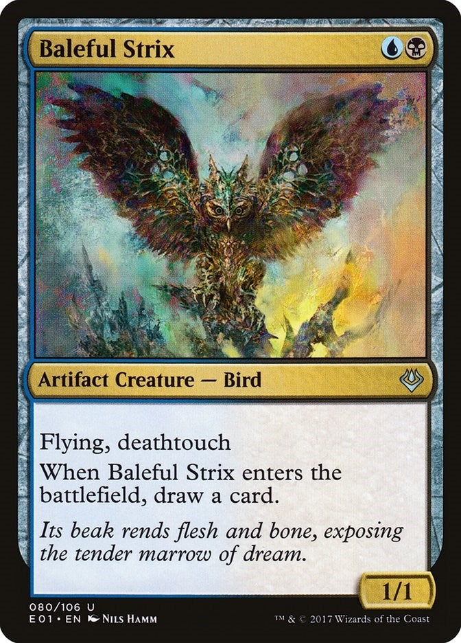 Image for Baleful Strix (Archenemy: Nicol Bolas) (80) - Magic: The Gathering