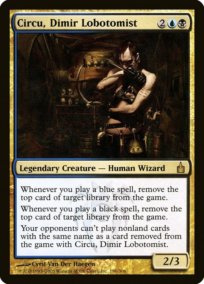 Image for Circu, Dimir Lobotomist (Ravnica: City of Guilds) (196) - Magic: The Gathering