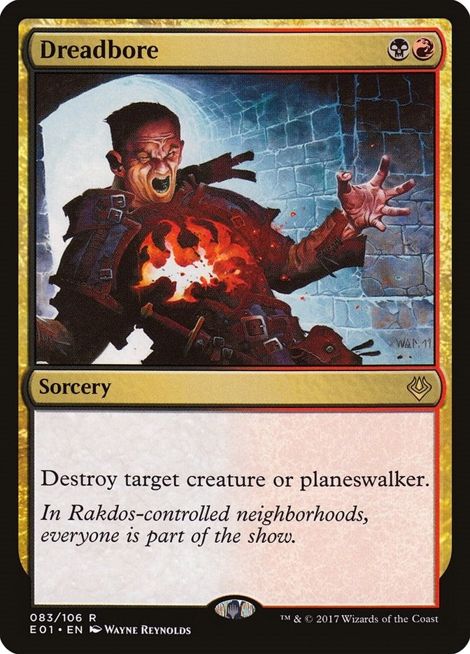 Image for Dreadbore (Archenemy: Nicol Bolas) (83) - Magic: The Gathering