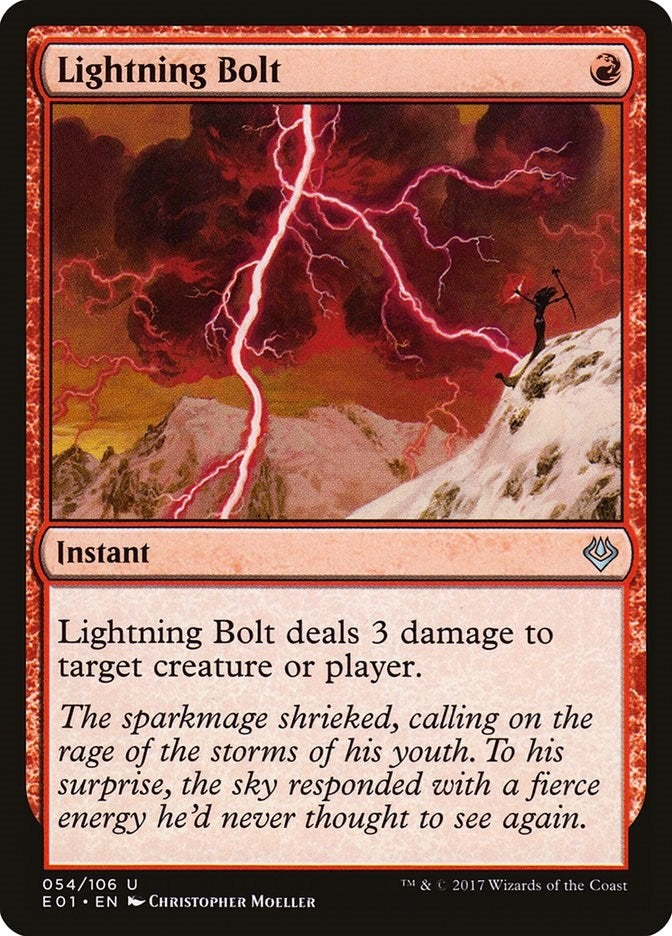Image for Lightning Bolt (Archenemy: Nicol Bolas) (54) - Magic: The Gathering