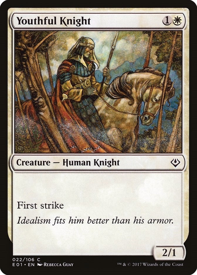 Image for Youthful Knight (Archenemy: Nicol Bolas) (22) - Magic: The Gathering