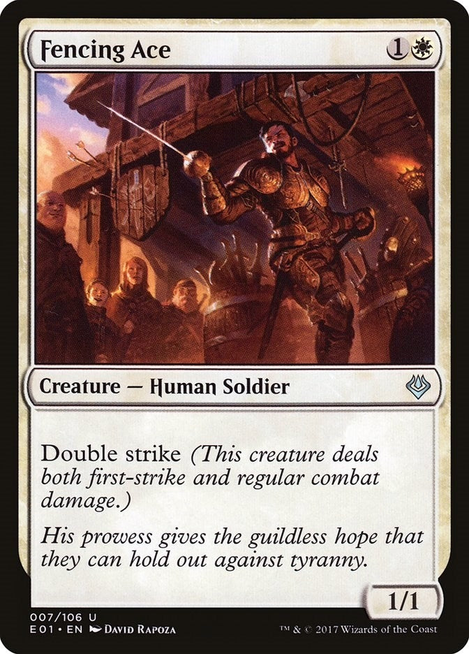Image for Fencing Ace (Archenemy: Nicol Bolas) (7) - Magic: The Gathering