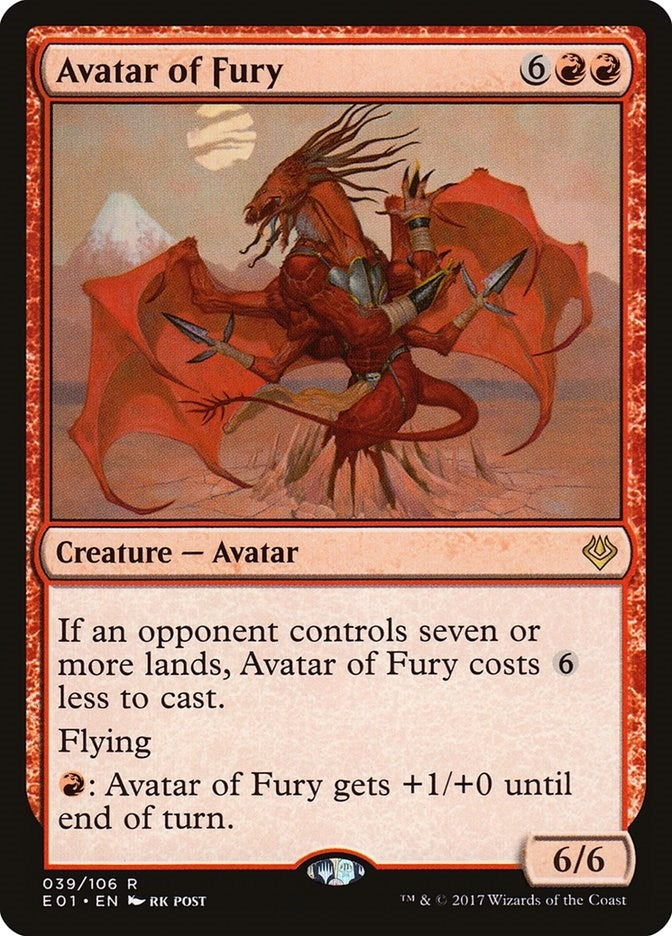 Image for Avatar of Fury (Archenemy: Nicol Bolas) (39) - Magic: The Gathering