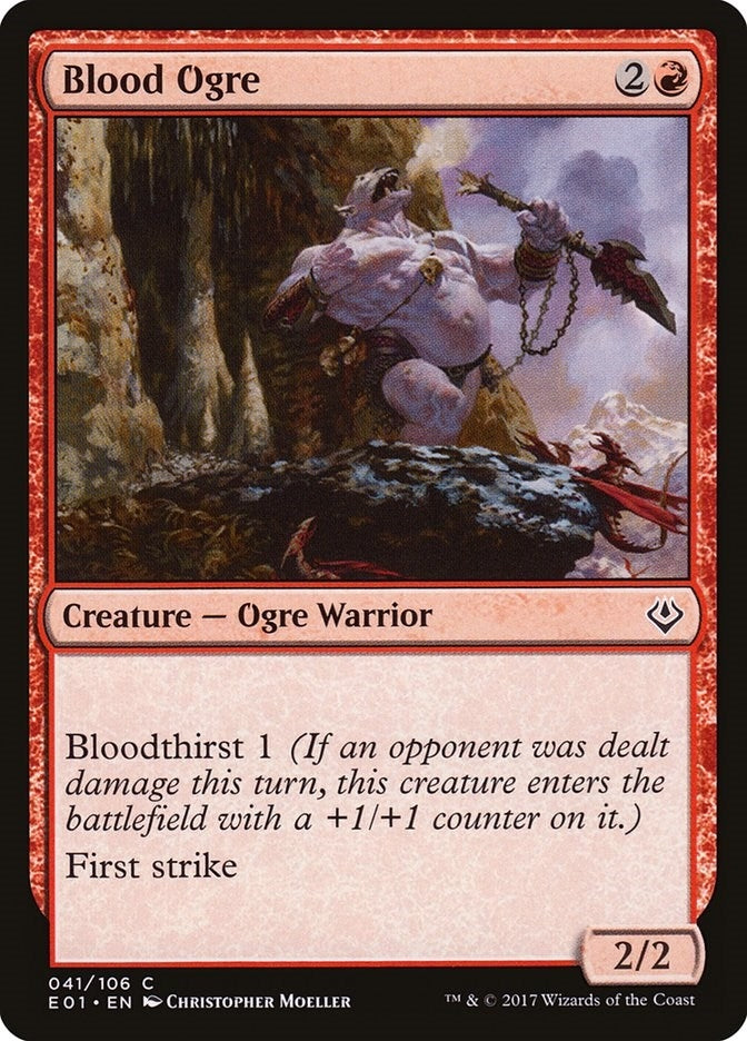 Image for Blood Ogre (Archenemy: Nicol Bolas) (41) - Magic: The Gathering