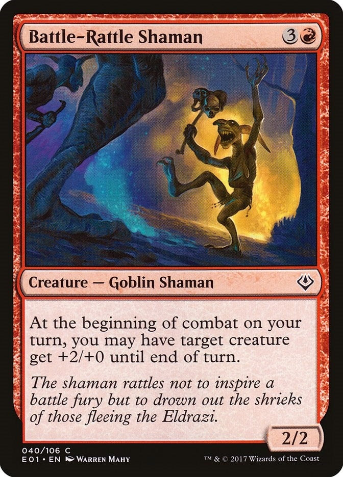 Image for Battle-Rattle Shaman (Archenemy: Nicol Bolas) (40) - Magic: The Gathering