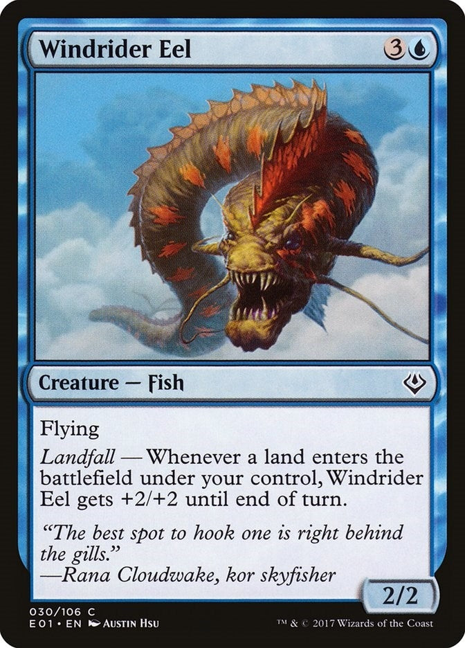 Image for Windrider Eel (Archenemy: Nicol Bolas) (30) - Magic: The Gathering