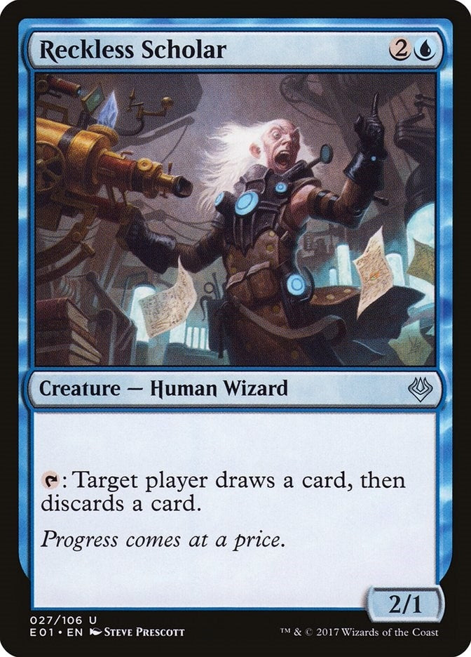 Image for Reckless Scholar (Archenemy: Nicol Bolas) (27) - Magic: The Gathering