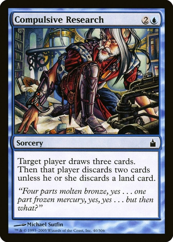 Image for Compulsive Research (Ravnica: City of Guilds) (40) - Magic: The Gathering