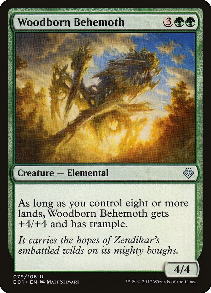 Image for Woodborn Behemoth (Archenemy: Nicol Bolas) (79) - Magic: The Gathering