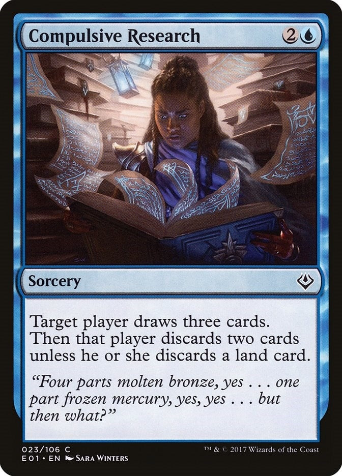 Image for Compulsive Research (Archenemy: Nicol Bolas) (23) - Magic: The Gathering