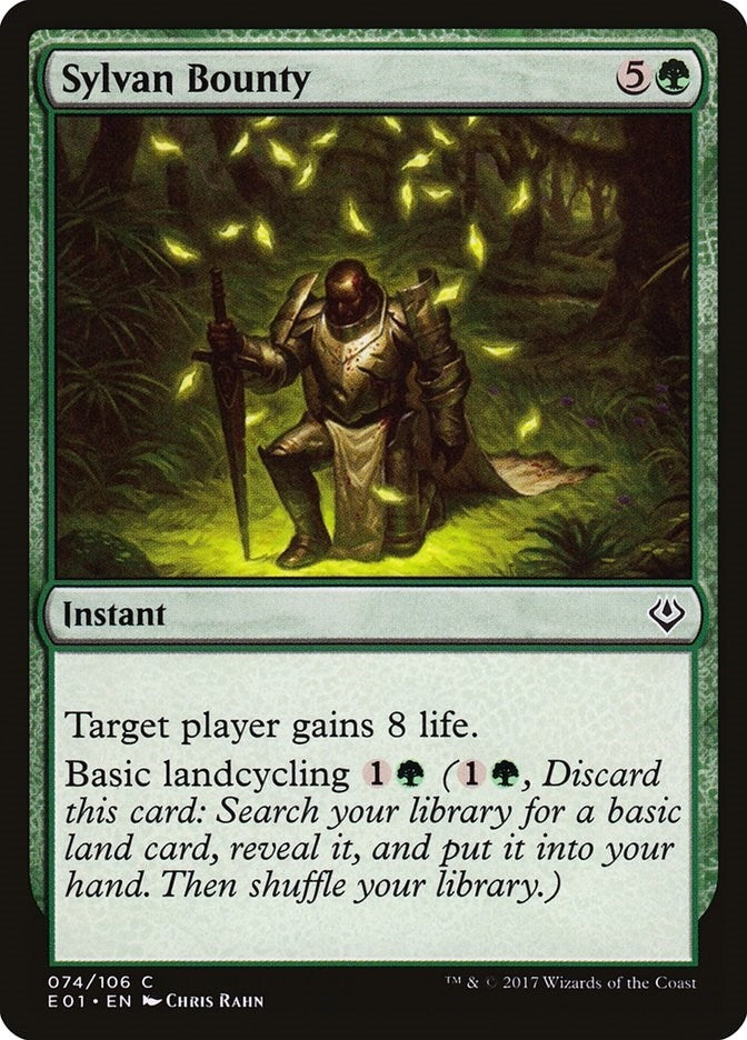Image for Sylvan Bounty (Archenemy: Nicol Bolas) (74) - Magic: The Gathering