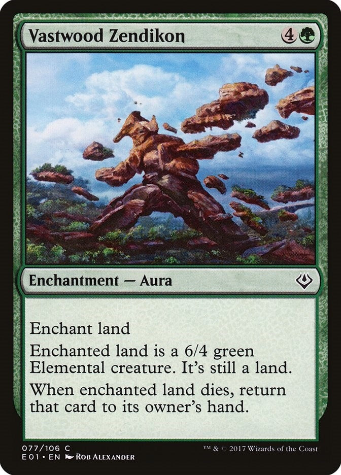Image for Vastwood Zendikon (Archenemy: Nicol Bolas) (77) - Magic: The Gathering