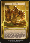 Image for Know Evil (Archenemy: Nicol Bolas) (Oversize Cards) (8) - Magic: The Gathering