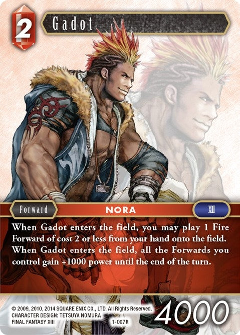 Image for Gadot (Opus I) (1-007R) - Final Fantasy TCG