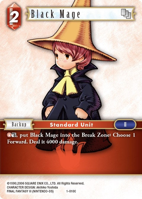 Image for Black Mage (Arc) - 1-010C (Opus I) (1-010C) - Final Fantasy TCG
