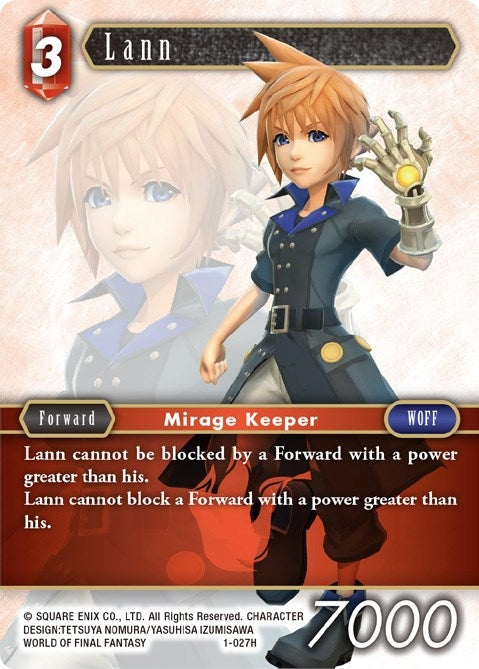 Image for Lann (Opus I) (1-027H) - Final Fantasy TCG