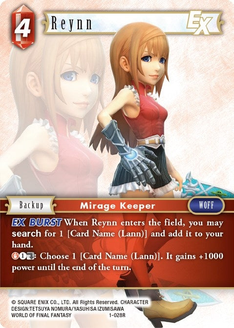 Image for Reynn EX (Opus I) (1-028R) - Final Fantasy TCG