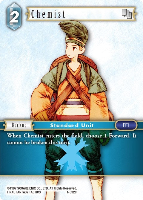 Image for Chemist (Male Unit) (Opus I) (1-032C) - Final Fantasy TCG