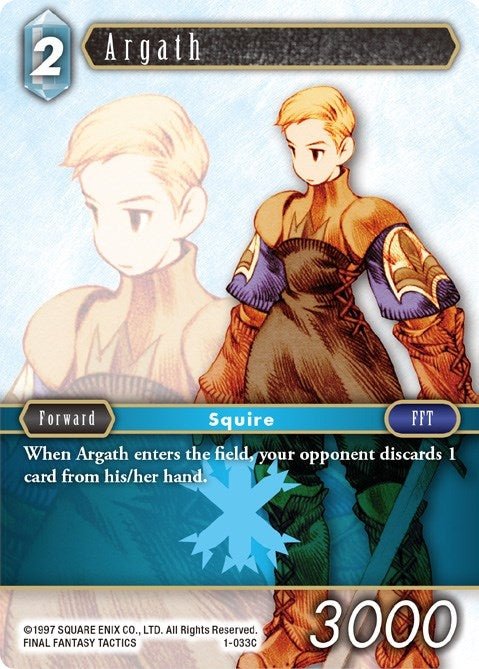 Image for Argath (Opus I) (1-033C) - Final Fantasy TCG