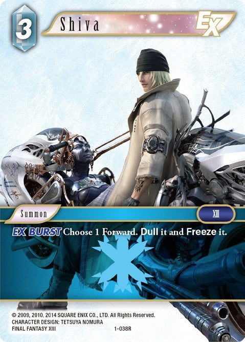 Image for Shiva EX (Rare) (Opus I) (1-038R) - Final Fantasy TCG