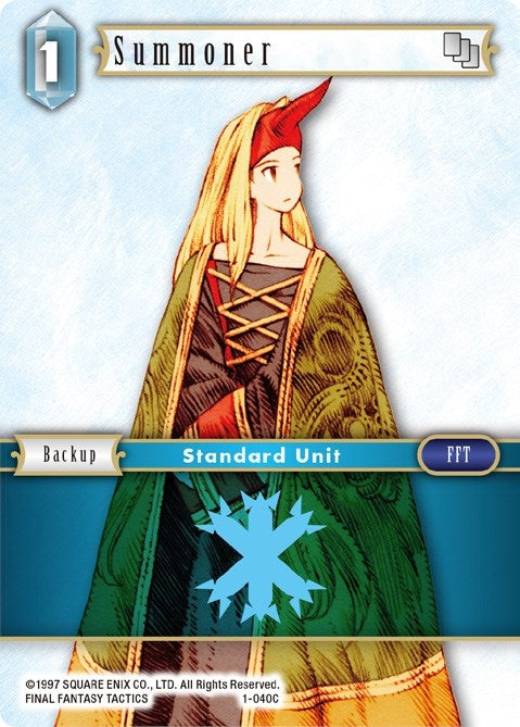 Image for Summoner (Female Unit) (Opus I) (1-040C) - Final Fantasy TCG