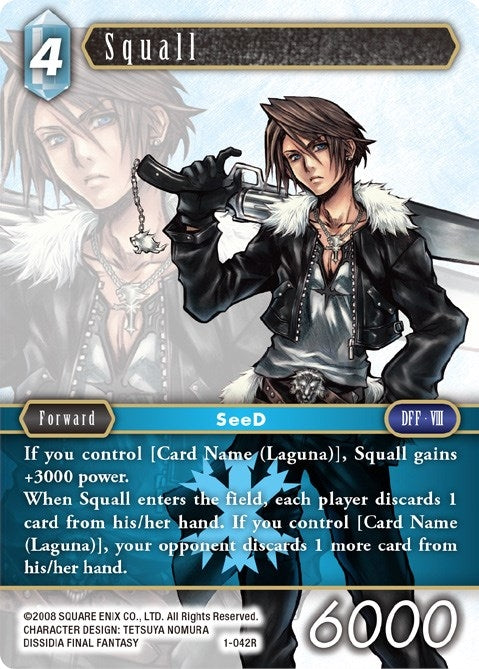 Image for Squall (Rare) (Opus I) (1-042R) - Final Fantasy TCG