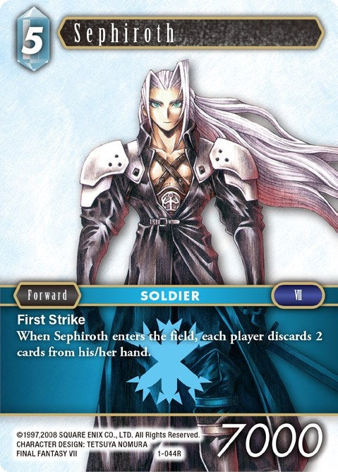 Image for Sephiroth (Rare) (Opus I) (1-044R) - Final Fantasy TCG