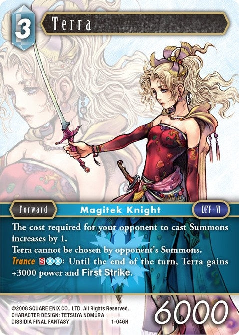Image for Terra (Hero) (Opus I) (1-046H) - Final Fantasy TCG