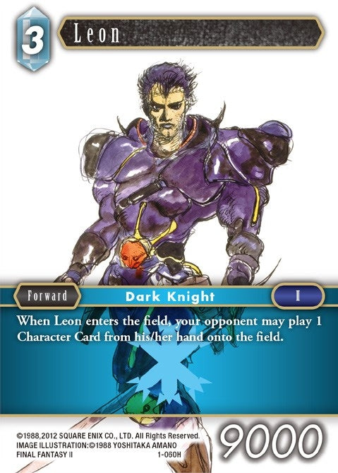 Image for Leon (Dark Knight) (Opus I) (1-060H) - Final Fantasy TCG