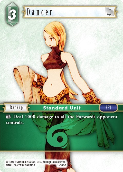 Image for Dancer (Female Unit) (Opus I) (1-066C) - Final Fantasy TCG