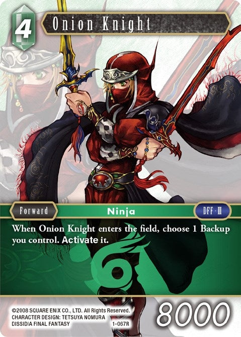 Image for Onion Knight (Ninja) (Opus I) (1-067R) - Final Fantasy TCG