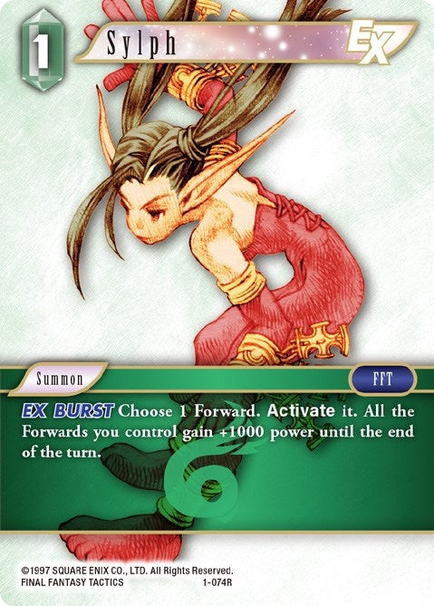 Image for Sylph EX (Opus I) (1-074R) - Final Fantasy TCG