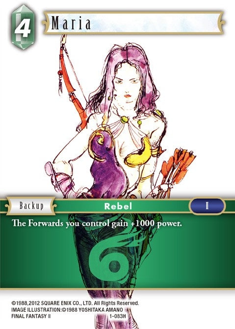 Image for Maria (Opus I) (1-083H) - Final Fantasy TCG