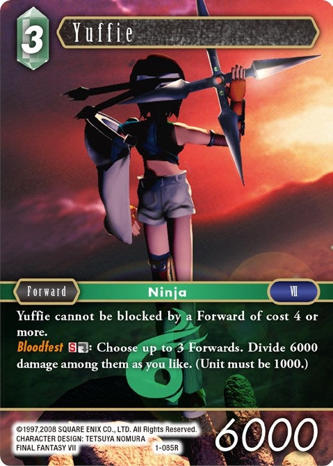 Image for Yuffie (Rare) (Opus I) (1-085R) - Final Fantasy TCG