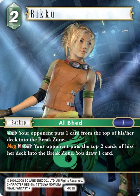 Image for Rikku (Hero) (Opus I) (1-089H) - Final Fantasy TCG