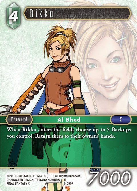 Image for Rikku (Rare) (Opus I) (1-090R) - Final Fantasy TCG