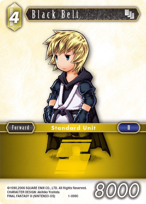 Image for Black Belt (Ingus) - 1-099C (Opus I) (1-099C) - Final Fantasy TCG