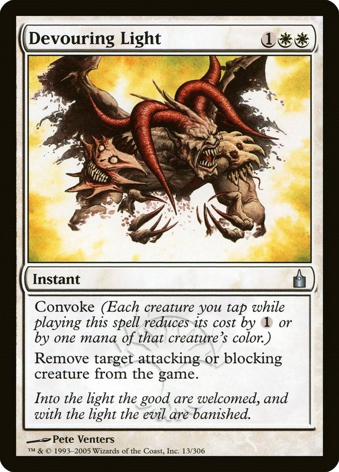 Image for Devouring Light (Ravnica: City of Guilds) (13) - Magic: The Gathering