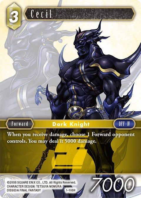 Image for Cecil (Hero) (Opus I) (1-108H) - Final Fantasy TCG