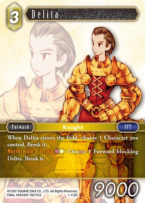 Image for Delita (Rare) (Opus I) (1-112R) - Final Fantasy TCG