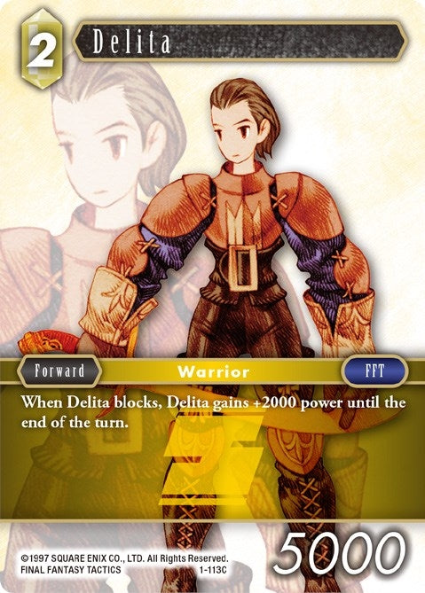 Image for Delita (Common) (Opus I) (1-113C) - Final Fantasy TCG