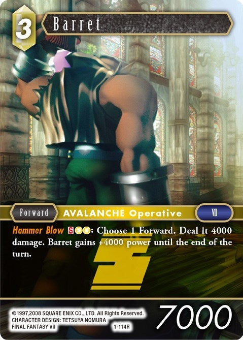 Image for Barret (Opus I) (1-114R) - Final Fantasy TCG