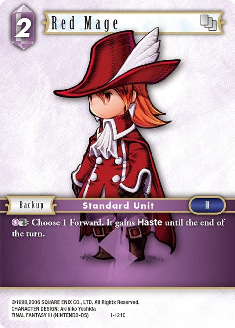 Image for Red Mage (Refia) (Opus I) (1-121C) - Final Fantasy TCG