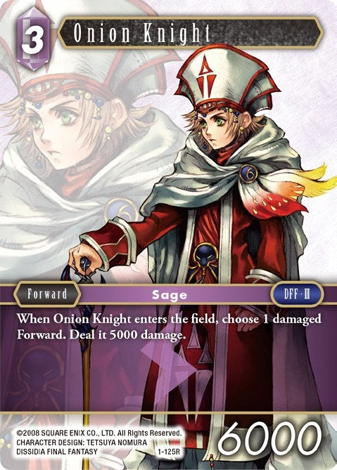 Image for Onion Knight (Sage) (Opus I) (1-125R) - Final Fantasy TCG