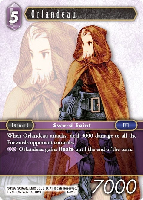 Image for Orlandeau (Opus I) (1-126H) - Final Fantasy TCG
