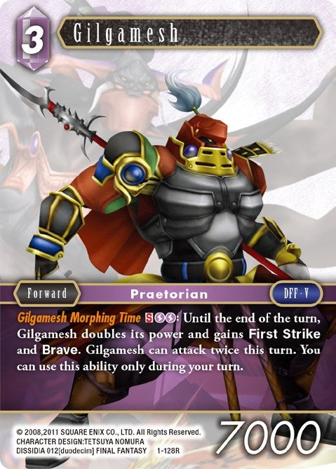 Image for Gilgamesh (Rare) (Opus I) (1-128R) - Final Fantasy TCG